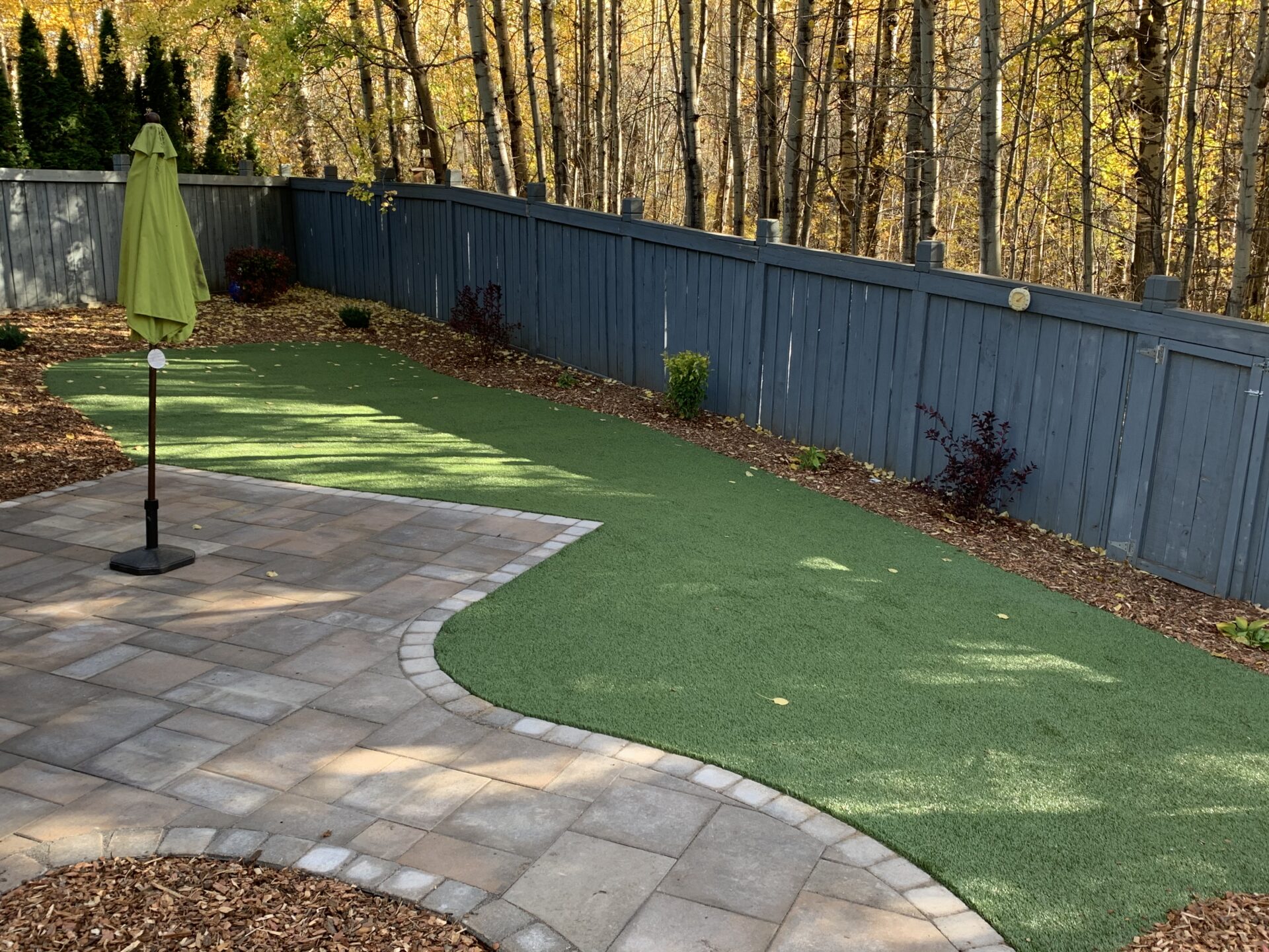 Low maintenance ravine landscaping in Canada